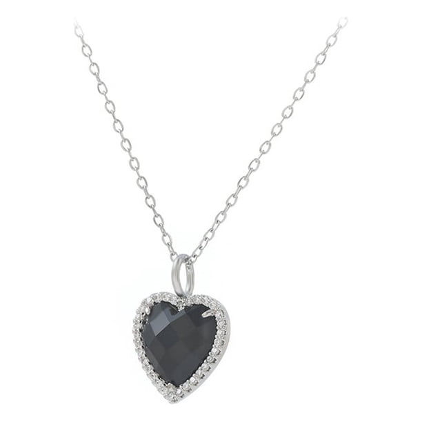 Guardurnaity Collar de clavícula de estilo romántico de compromiso para mujer, colgante de diamantes de imitación para fiesta de chicas, joyería Ropa, zapatos y accesorios Miscelánea