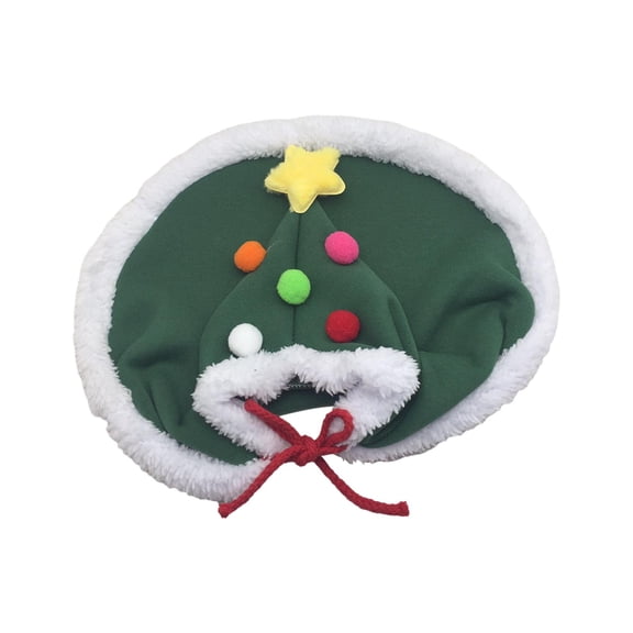 Lazsy Christmas Costume for Coaplay Cloak Outfits Comfortable Clothing Pet Winter Coat Xmas Tree S