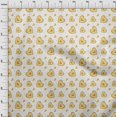 thumbnail image 4 of oneOone Polyester Spandex Gamboge Yellow Fabric Valentine Heart Quilting Supplies Print Sewing Fabric By The Yard 56 Inch Wide, 4 of 4