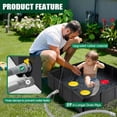 thumbnail image 3 of Sartén de ducha exterior Thallike con base de PVC plegable de 104 x 104 x 25 cm, 3 of 7