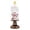 White, variant on Christmas Ornaments Candle Lights, Snow Snowflake Lantern with Christmas Tree Design, Battery Operated LED Pillar Light for Home Holiday Decoration and Gift