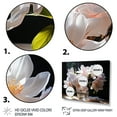 thumbnail image 3 of Designart "White Yellow Magnolias landscape II" Floral Canvas Art Print, 3 of 5