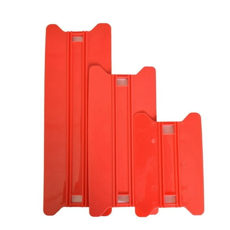 

Car Accessories Carbon Fiber Film Bubble Remover Auto Sticker Felt Vinyl Wrap Tools Scratch Scraper Cleaning Tool Red