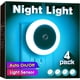 thumbnail image 2 of Sky Blue Night Light, Night Light Plugs Into the Wall [4-Pack], Night Light with Light Sensor, LED Night Light for Kids Room, Baby Night Light, Bathro, 2 of 4