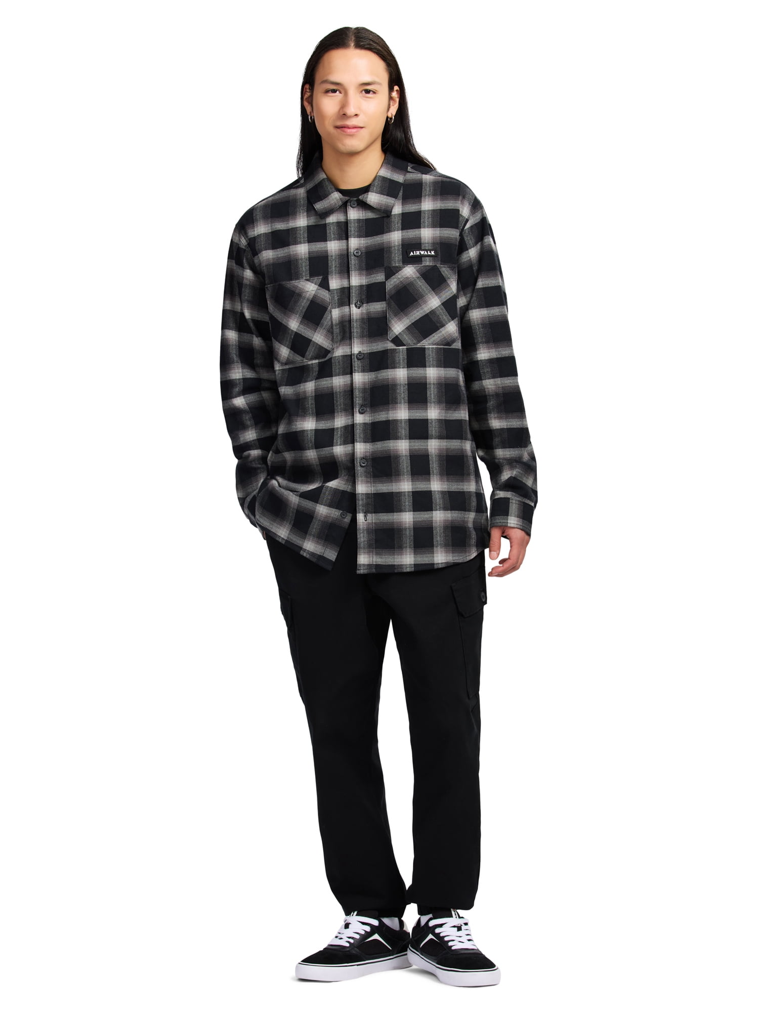 Airwalk Men's & Big Men's Long-Sleeve Flannel Shirt, Sizes XS-3XL