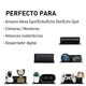 thumbnail image 5 of Juego de 2 estantes de pared negros, espacio de pared ampliable sin daños, estantes de pared acrílicos de 22,9 cm para altavoz inteligente, figuras de acción, cámara, con 4 clips para cables Sailing Electrónica, 5 of 5