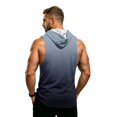 thumbnail image 7 of LNZGNM Men's UPF 50+ Short Sleeve Sun Hoodie – Quick-Dry Rash Guard for Fishing & Hiking, Lightweight Athletic Workout Top,Black(XXXXXL), 7 of 7