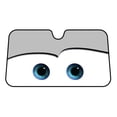 thumbnail image 1 of Cartoon Eyes Front Auto Vehicle Accordion Sunshade, Car Windshield Sun Visor, 1 of 9