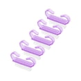 thumbnail image 1 of Cepillo de limpieza de uñas de 5 piezas duradero Unique Bargains para limpiar uñas de las manos pequeñas morado, 1 of 1