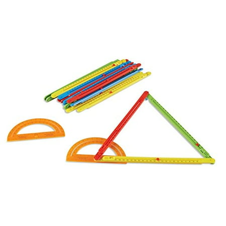 hand2mind Magnetic AngLegs Plus Set with 2 Protractors, Explore Angles ...
