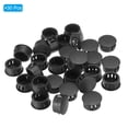 thumbnail image 3 of Uxcell 18mm 11/16" Plastic Hole Plugs, Flush Type Round Hole Cover Snap in Locking Hole Tube, Black 30Pcs, 3 of 6