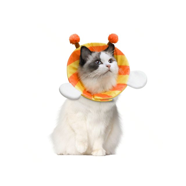 Cat Recovery Collar, Lightweight Pet Elizabeth Collar Cute Design 2 Different Sizes Measure First
