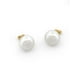 thumbnail image 1 of Aretes Perla Natural Cultivada 10 mm Oro Sólido 10k, 1 of 4