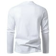 thumbnail image 4 of KyCheLot Crewneck Fall Tshirts for Men Soft Comfy Long Sleeve Slim Thermal Basic Undershirts, 4 of 6