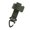 Green, variant on Field gear Glove Keeper Nylon Clip Adjustable Carabiner Belt Hook For Outdoor Activities Rope Planner Keychain Too