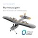 thumbnail image 4 of LSRC-B3 2.4GHz RC Aircraft Control remoto Foam Glider Model Toys (w / Light) Ndcxsfigh Nuevos Originales, 4 of 9