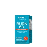GNC Total Lean | Total Burn 60 | Clinically Proven Thermogenic Formula | 30 Servings