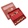 thumbnail image 2 of Stainless Steel Spoon Fork, Flatware with Gift Box, Reusable Christmas Forks and 6pcs Pendant Type, 2 of 9