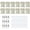 White, variant on Pack Of 12 Fabric Curtain Weights Seal Sandbags with Secure Metal Clip for Outdoor Blow Weather Use