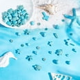 thumbnail image 4 of 520Pcs Turquoise Turtle Beads Ocean Theme Turquoise Beads Starfish Beads Gemstone Stone Spacer Beads Beads Green for Jewelry Making Hole:1-3mm diy, 4 of 5