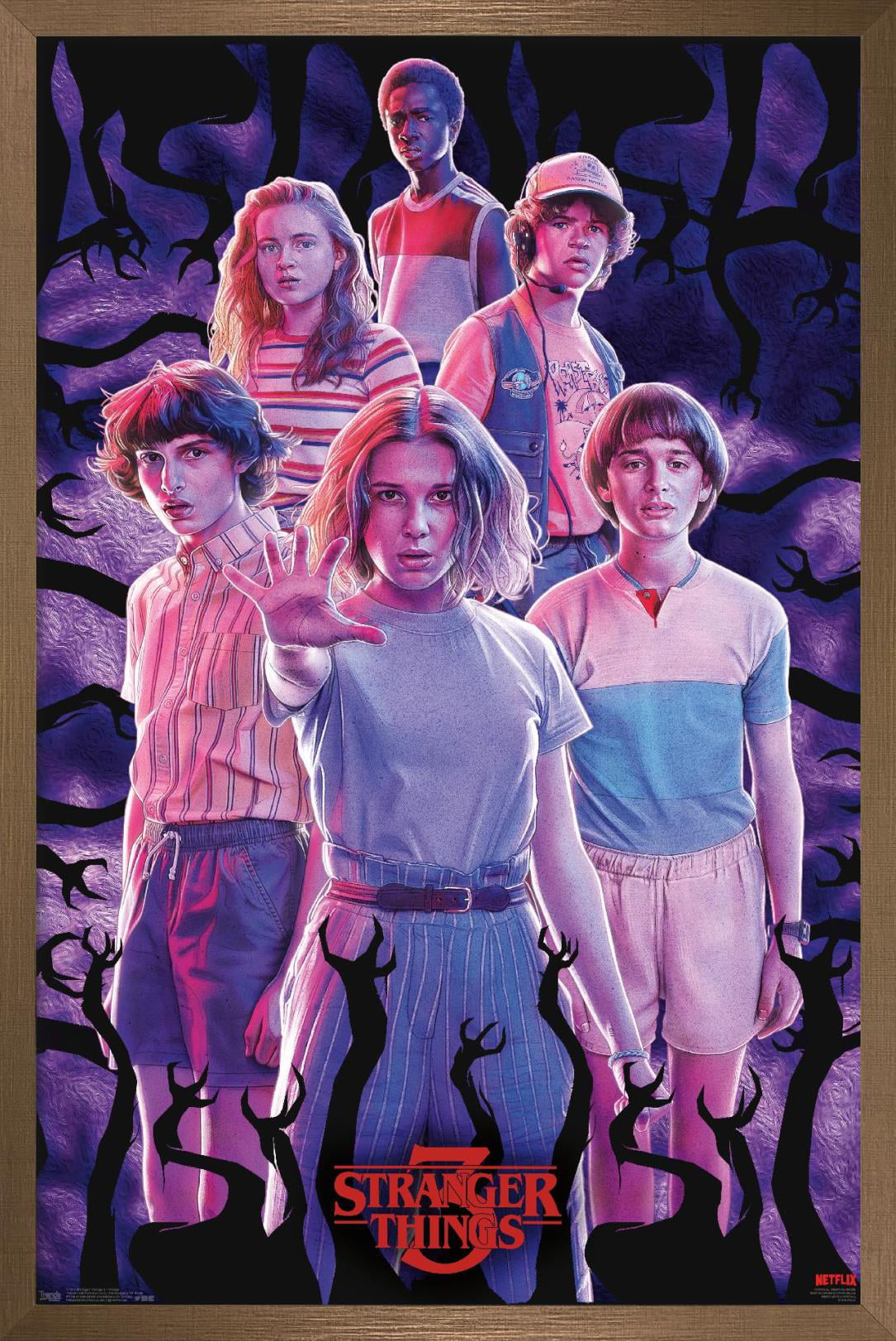 Netflix Stranger Things: Season 3 - Group Wall Poster, 22.375