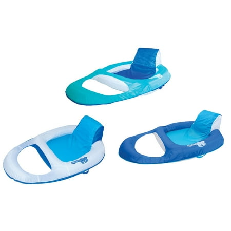 Swimways Spring Float Recliner Floating Pool Lounge Chair 3 Pack 13018