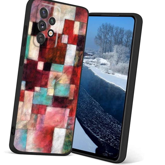 Abstract Phone Case, Degined for Samsung Galaxy A32 5G Case Men Women, Flexible Silicone Shockproof Case for Samsung Galaxy A32 5G