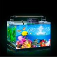 thumbnail image 5 of Aquarium Background, 12 x 21Inch Double Sided Fish Tank Background Aquarium Decorations Poster Paper Cling Decals Wallpaper Sticker Terrarium Background (Type 1), 5 of 5