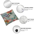 thumbnail image 6 of PIKWEEK  Butterfly Farmhouse Throw Pillow Covers, Wild Butterflies Set of 2 Cushion Case Pillow Cover for Bed  Couch Square Throw Pillowcases for Men Women Multiple specifications&nbsp; White, 6 of 7