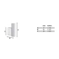 thumbnail image 2 of Smedbo SME, Polished Chrome AK355 Towel Hook Single, 2 of 3