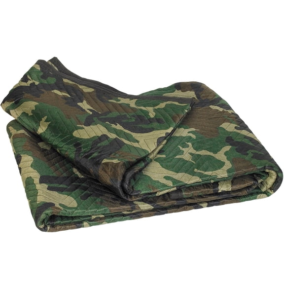 Manufacturer Varies Quilted Moving Pad,72 In. L,Camo,PK12 2NKT5
