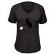 thumbnail image 4 of Blusa informal de manga corta con cuello en V y manga corta para mujer Pompotops hkajfhjk460020, 4 of 5