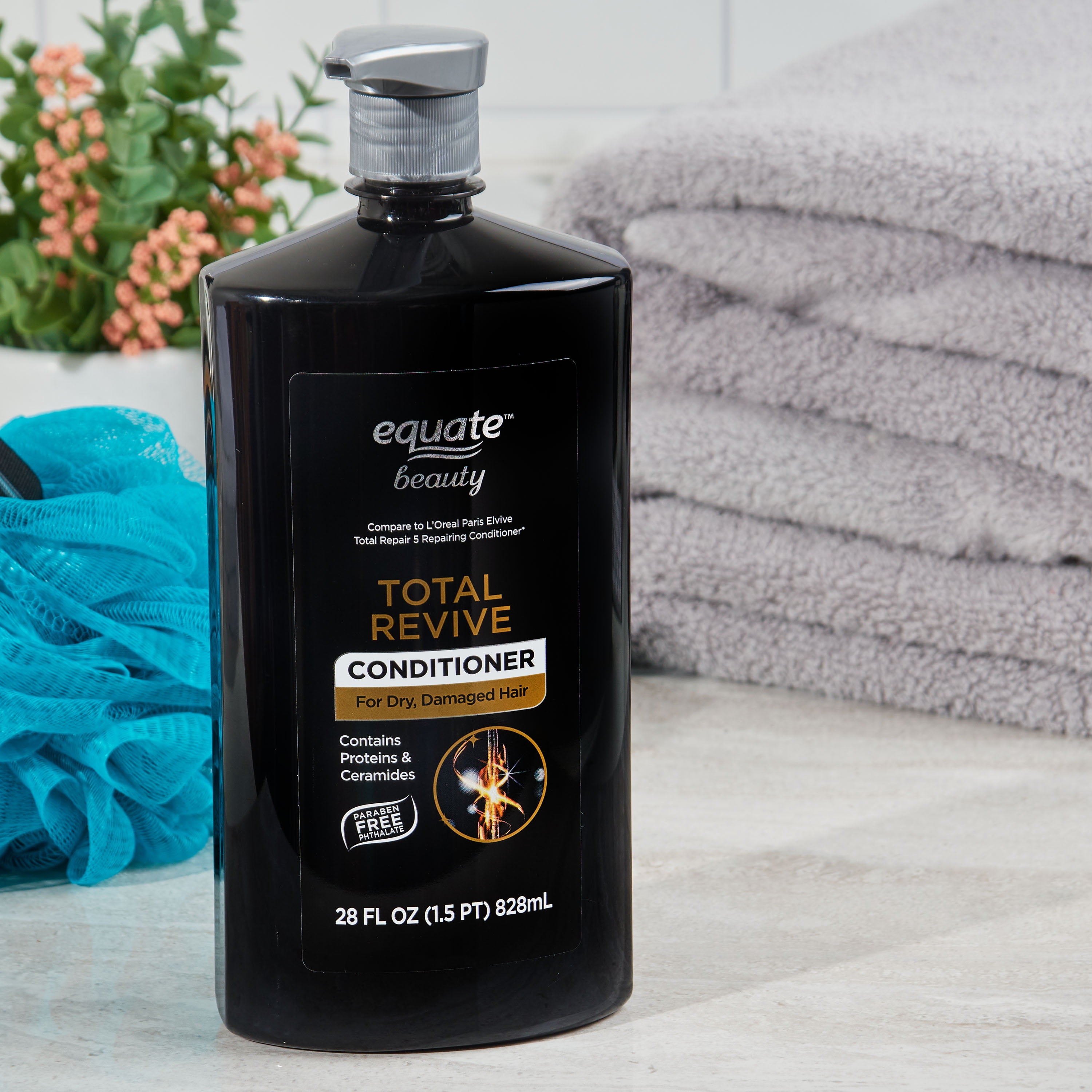 Equate Beauty Total Revive Conditioner, 28 fl oz