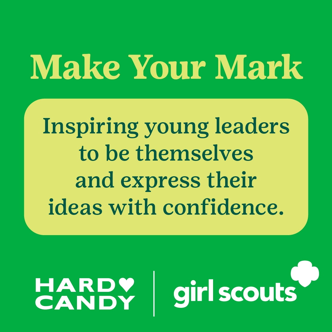 Hard Candy x Girl Scout Hand Shake Press On Nails + Sticker Kit, Gel-like Shine, Green
