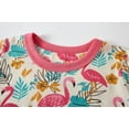 thumbnail image 3 of ATAIKU 2-8Y Toddler Little Girls 2-Piece Pajama Set, Flamingo Tops and Pants, 100% Cotton Sleepwear Pjs for Kids, 3 of 7