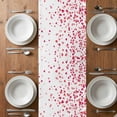 thumbnail image 6 of Pink Valentine's Day Table Runner - 90 Inch Long, Kitchen Dining Table Runner Dresser Scarves, Lover Heart Modern Art Romantic Farmhouse Decor for Coffee Tables Wedding Party Banquet, 6 of 8