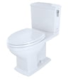 thumbnail image 5 of TOTO Connelly WASHLET+ Two-Piece Elongated Dual Flush 1.28 and 0.9 GPF Universal Height Toilet with CEFIONTECT and Right Hand Lever, Cotton White - MS494124CEMFRG#01, 5 of 5