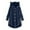 Navy, variant on Womens Fashion Sherpa Hoodie Faux Shearling Fleece Cat Ear Hooded Jacket Long Sleeve Open Front Plush Outwear with Pocket Solid Button Side Split Plush Outcoat Burgundy L