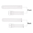 thumbnail image 4 of Uxcell Silicone Watch Bands, 18mm Watch Strap Zinc Alloy Buckle Quick Release, White, 4 of 6