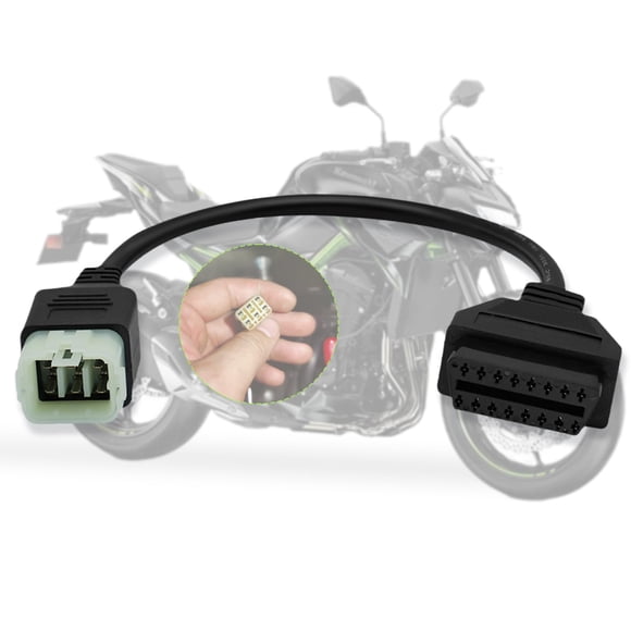 Adaptador OBD Lydesor para motocicletas Kawasaki de 6 a 16 pines