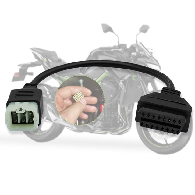 Adaptador OBD Lydesor para motocicletas Kawasaki de 6 a 16 pines