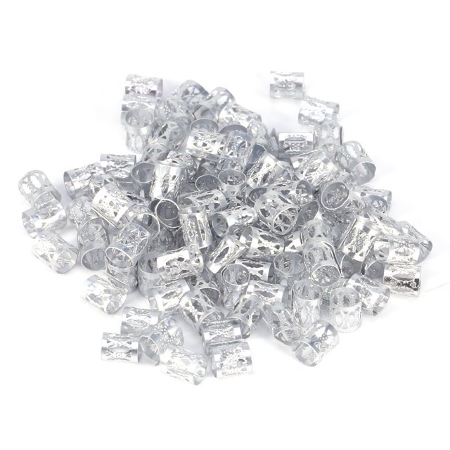 Cuentas para el cabello, 100 unidades/bolsa, nuevo, colorido, tubo para trenza de cabello, brazalete para trenza de cabello, el mejor de su clase
