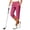 Hot Pink, variant on Yogo Capris Pants for Women Solid Color Slim Fit Running Pants with Pockets High Waist Seamless Tummy Control Stretch Skinny Pants Stretch with Button Slimming Lightweight Outdoor Beach Run