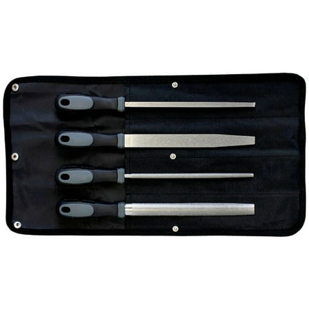 UPC: 0893509002169 | IPA 8108 4-Piece 8 in. Diamond File Set