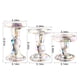 thumbnail image 3 of Juego de portavelas BTGLLAS, candelabro de cristal, soporte de cristal, 3 of 7