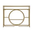 thumbnail image 6 of ToppiJoy Gold Wall Mounted Hanging Metal Wine Rack Cabinet&Bottle Shelf 100*15*80cm for 30 Bottles, 6 of 12