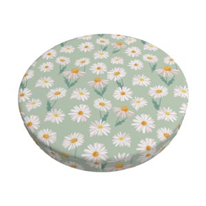 Easygdp Daisies Fleurs Imprimer Facile à installer Couvre-mains et couvertures de porte-main rond et élastique, Couvres de marche-main, Lavable etottom avec élastique Edge-14 de pouce