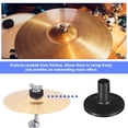 thumbnail image 3 of SKISUNO 20Pcs Cymbal Sleeves for Drum Kit Black Plastic Percussion Instrument Parts, 3 of 7