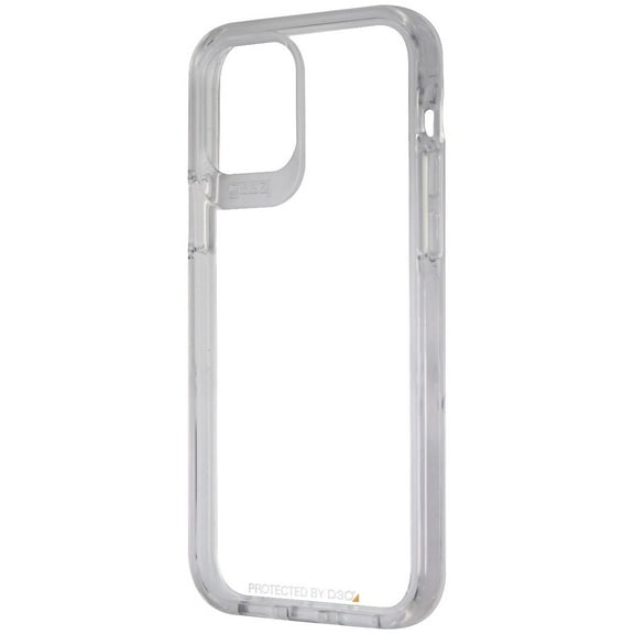 ZAGG Gear4 Crystal Palace Clear Case with Advanced Impact Protection [ Approved by D3O ] Slim Tough Design for iPhone 12 Pro iPhone 12 – Clear