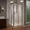 Brushed Nickel with Biscuit Base, variant on DreamLine Cornerview 36 in. D x 36 in. W x 74 3/4 in. H Framed Sliding Shower Enclosure and Shower Base Kit in Satin Black